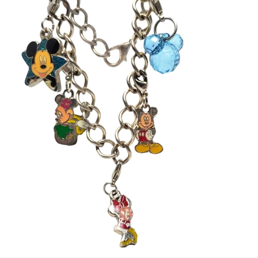 Disney Mickey and Minnie 5 Charm Bracelet: Iconic Characters